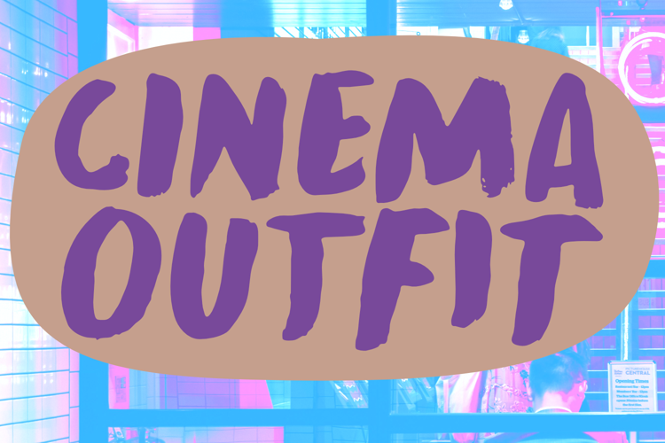 Cinema Outfit Font