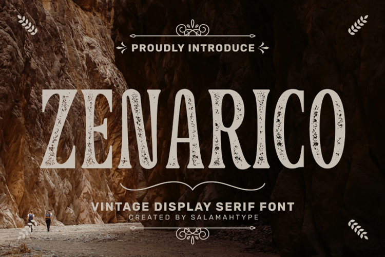 Zenarico Texture Font