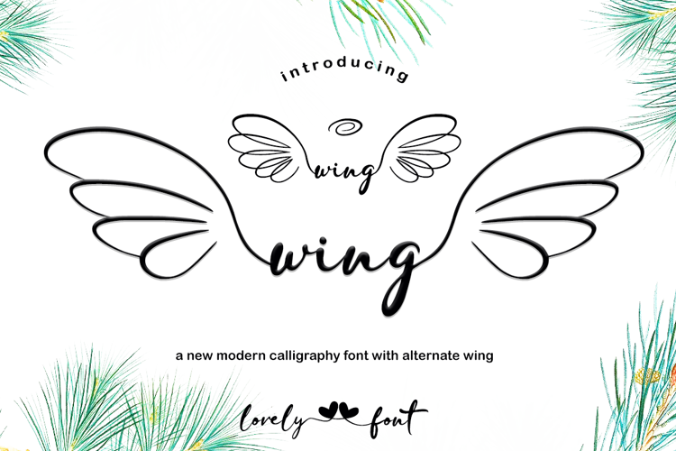 Wing Font