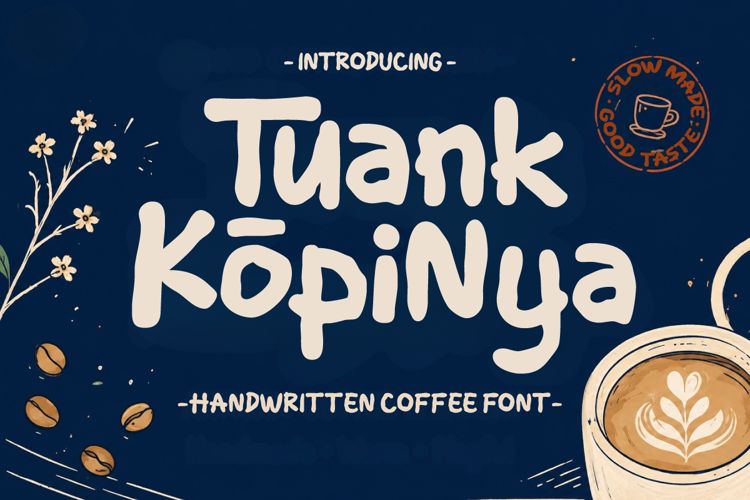 Preview of Tuank Kopinya Font