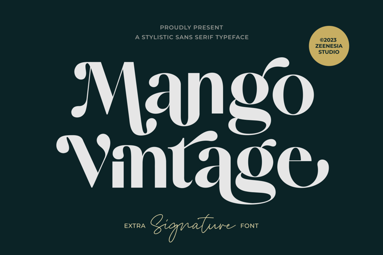 Mango Vintage Only Font