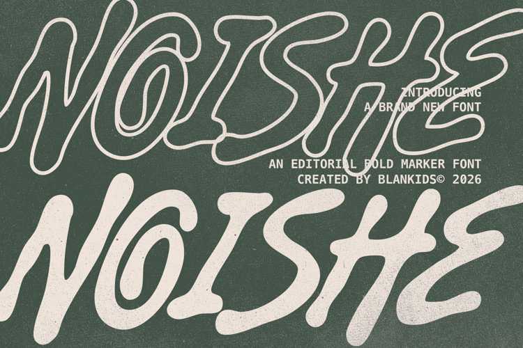 Preview of Noishe Font