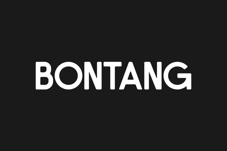 Bontang Font