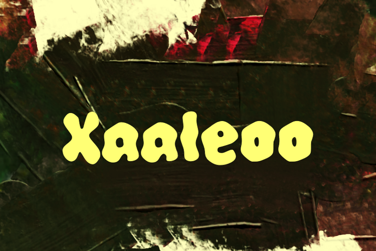 Preview of x Xaaleoo Font