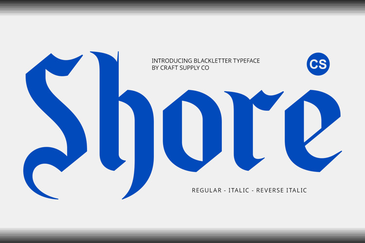 CS Shore Font