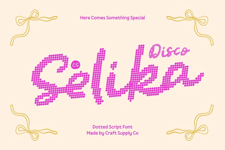 Preview of CS Selika Disco Font