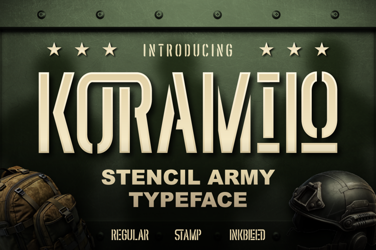 Preview of Koramilo Font