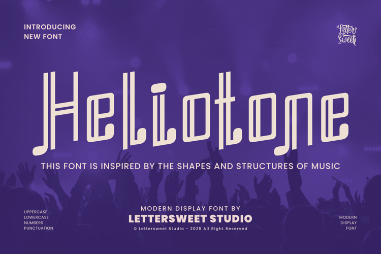 Preview of Heliotone Font