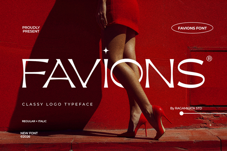 Preview of Favions Font
