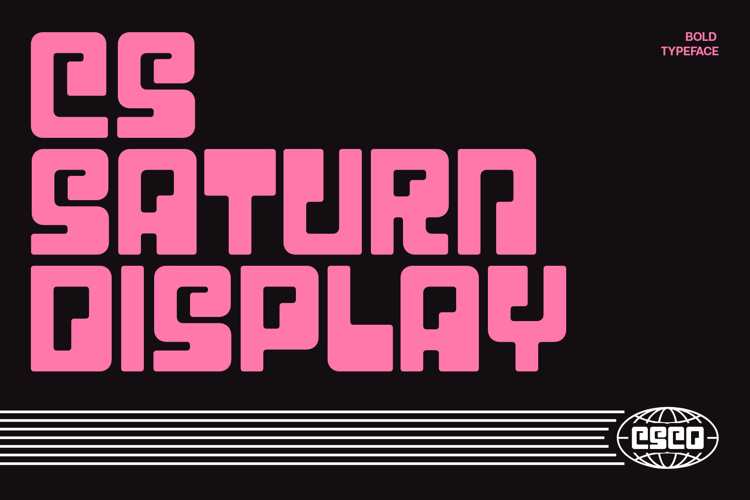 Preview of CS Saturn Font
