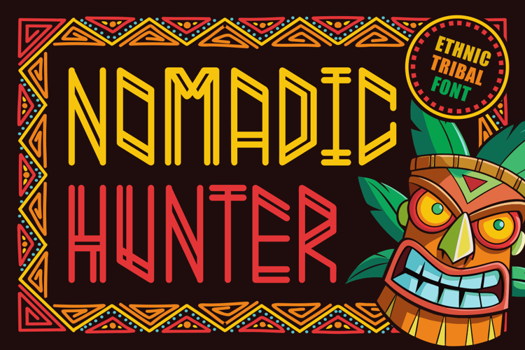 Preview of Nomadic Hunter Font
