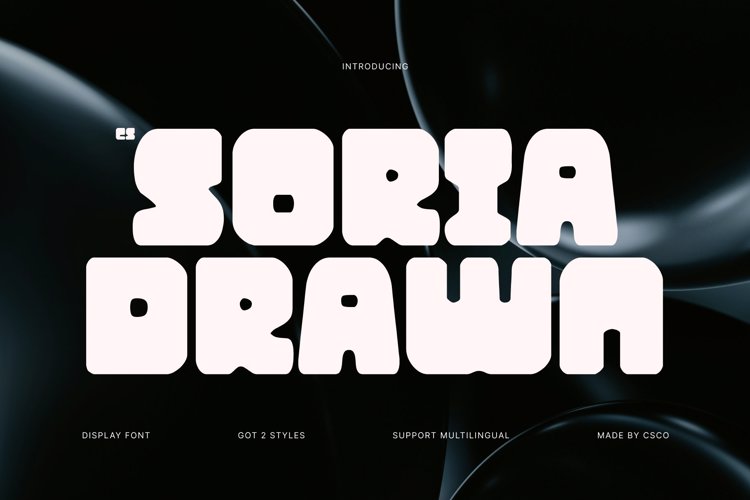 Preview of CS Soria Drawn Font