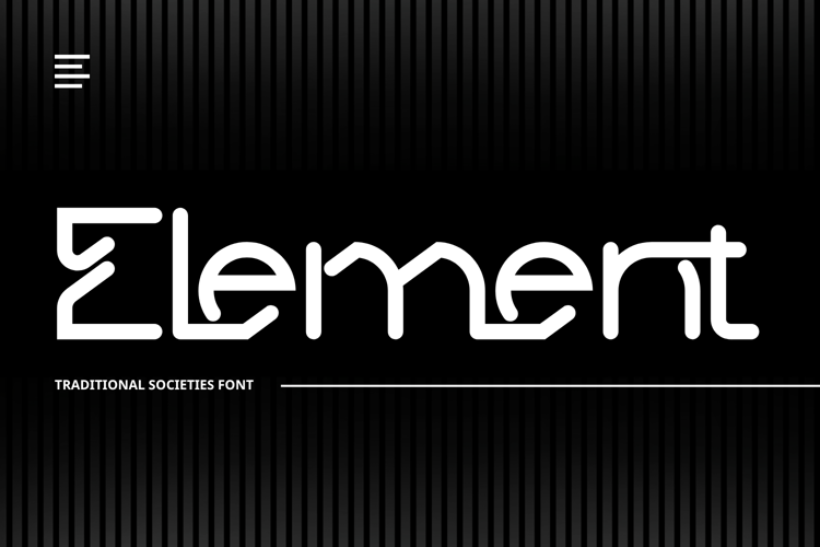 Preview of Traditional Societies Font