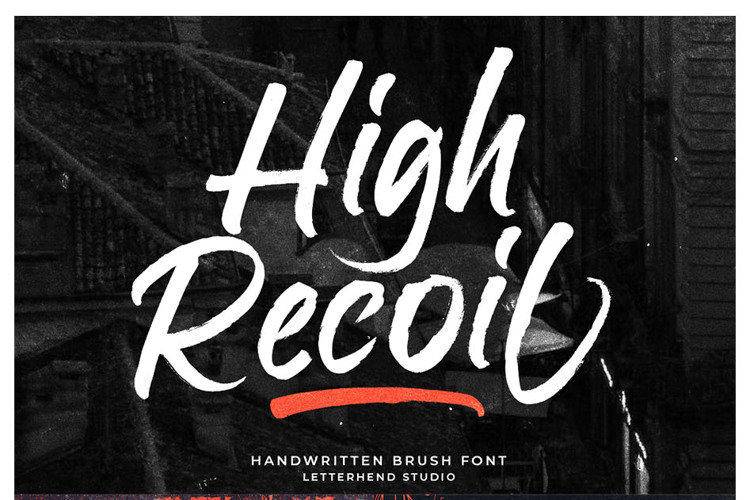 High Recoil Font