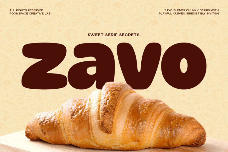 Preview of Zavo Font