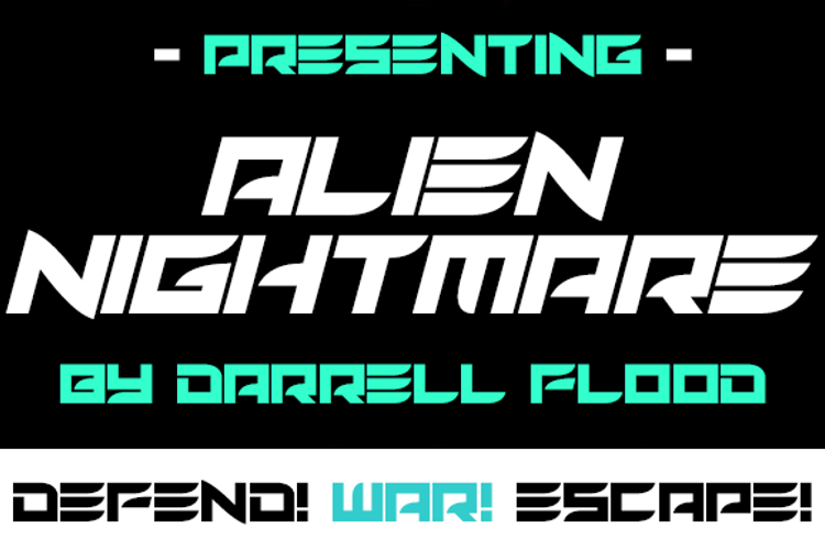Alien Nightmare Font