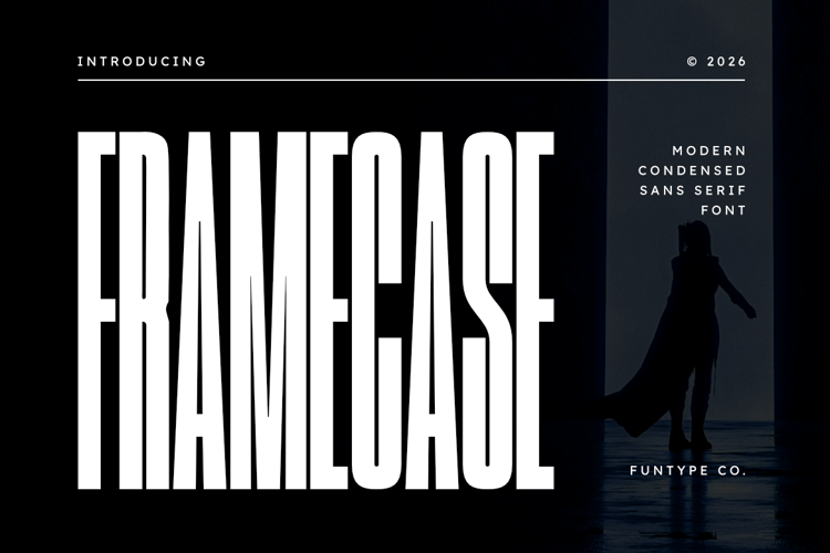 Preview of Framecase Font