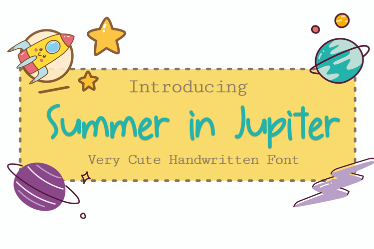 Summer In Jupiter Font