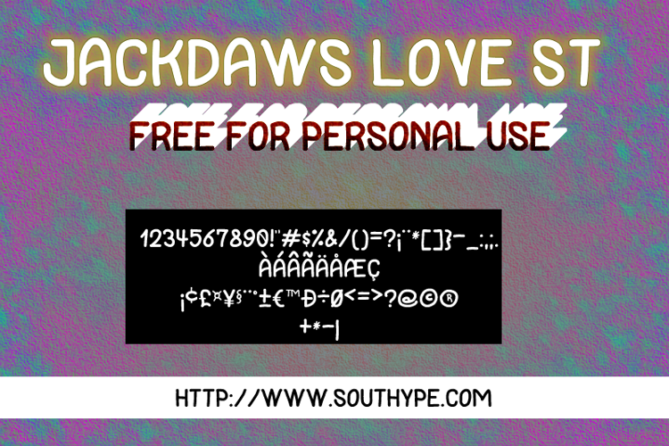 Jackdaws Love St Font