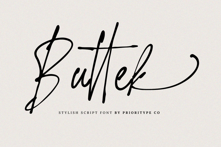 Buttek Font