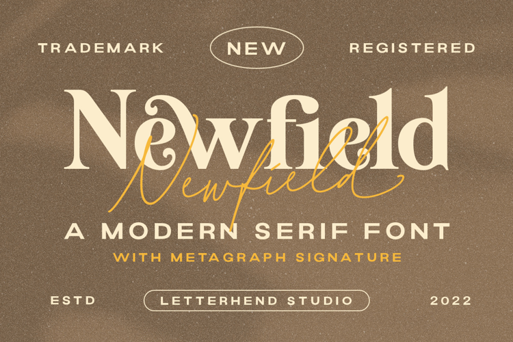 Preview of Newfield Font