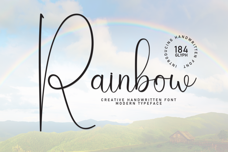 Preview of Rainbow Font