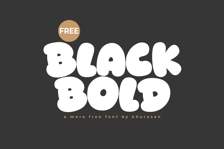 Preview of Blackbold Font