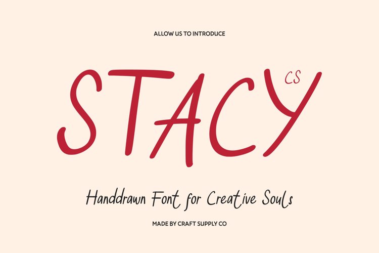 Preview of CS Stacy Font