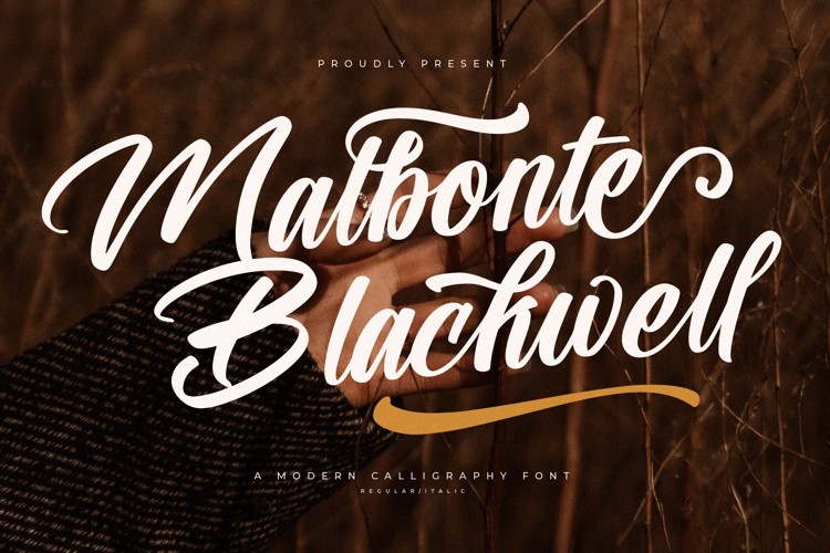 Malbonte Blackwell Font