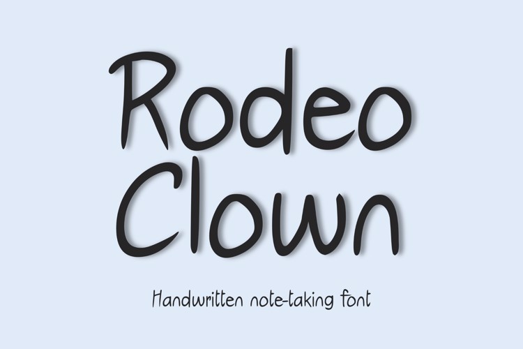 Preview of Rodeo Clown Font