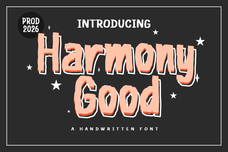 Preview of Harmony Good Font