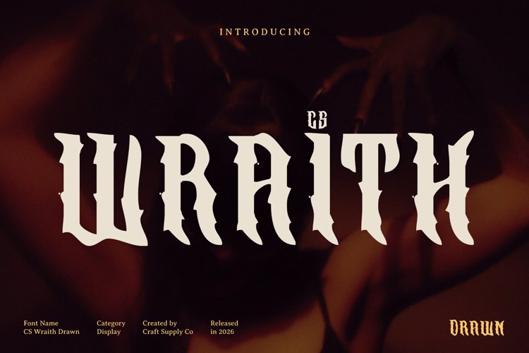 Preview of CS Wraith Drawn Font