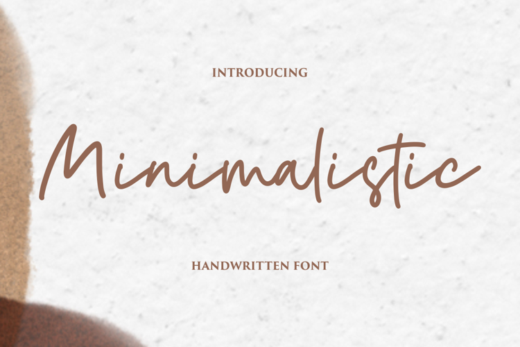 Minimalistic Font