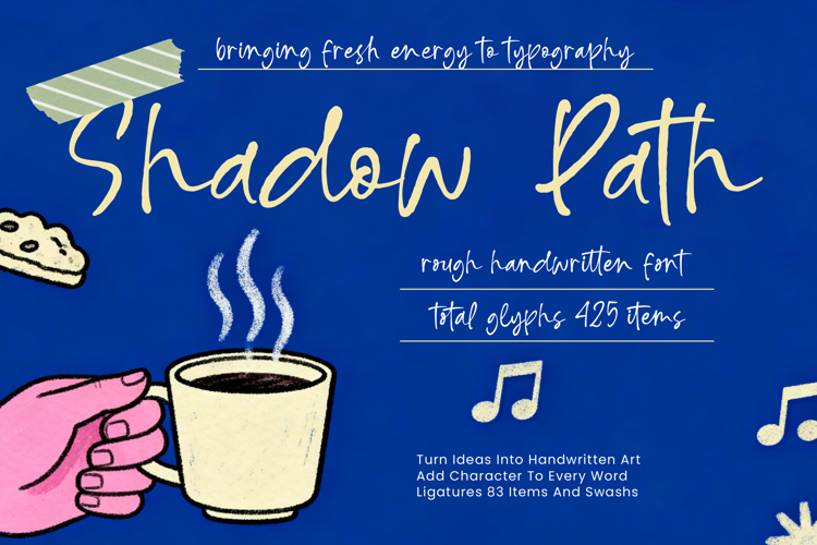 Preview of Shadow Path Font