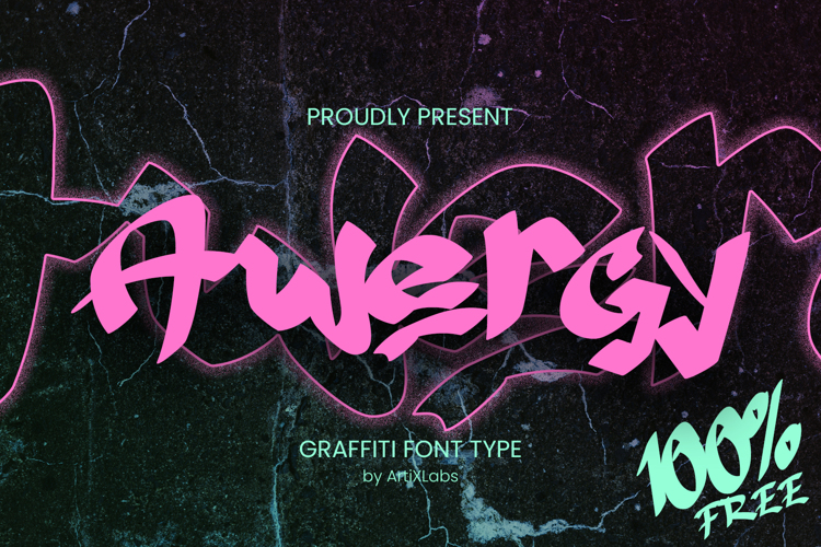 Preview of Awergy Font