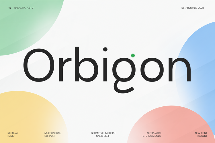 Preview of Orbigon Font