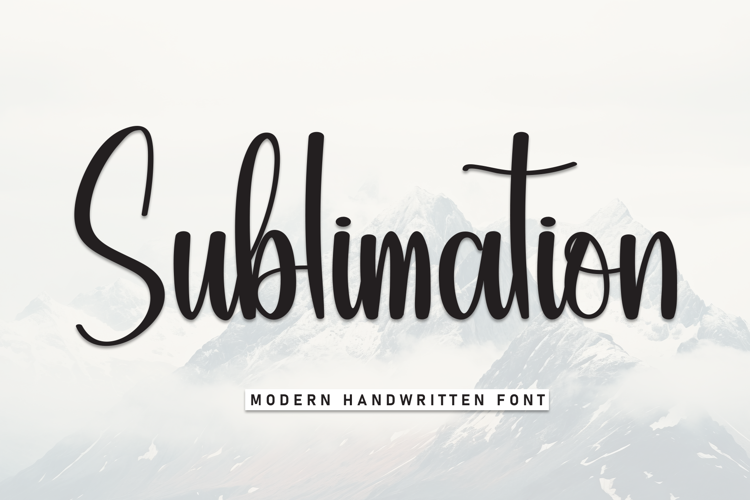 Preview of Sublimation Font