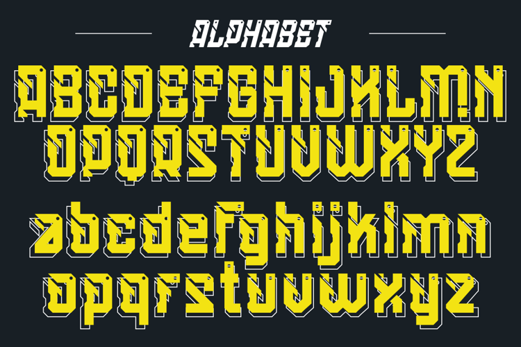 OMNIGLO Line Font