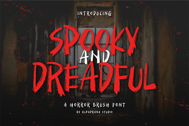 Spooky And Dreadful Font