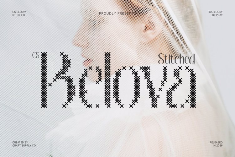 Preview of CS Belova Stitched Font