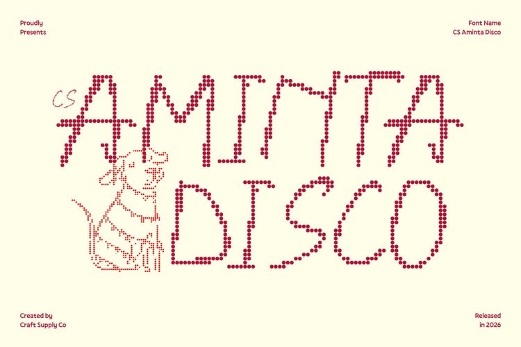 Preview of CS Aminta Disco Font