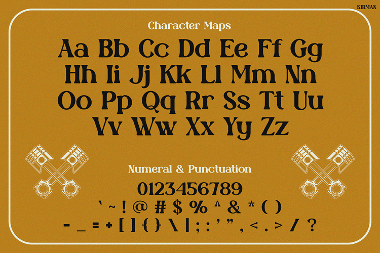 KIRMAN Font