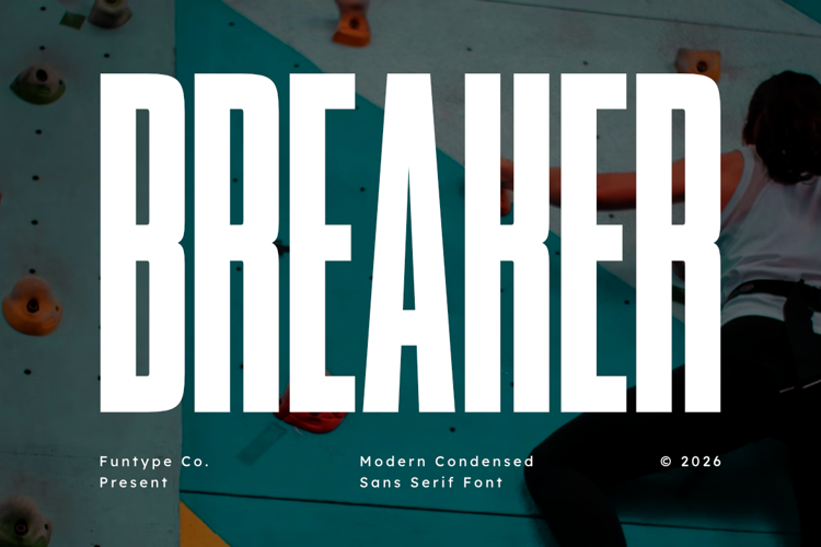 Preview of Breaker Font