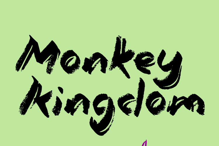 Monkey Kingdom Font