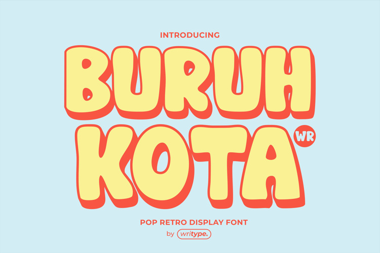 Preview of WR Buruh Kota Font