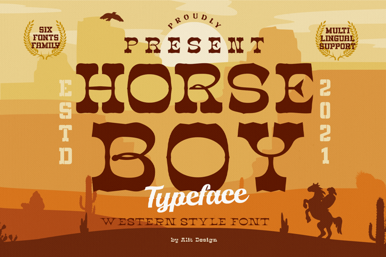 Horseboy Hat vertion Font