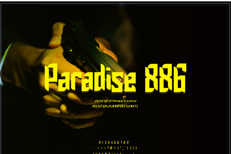 Paradise 886 Font