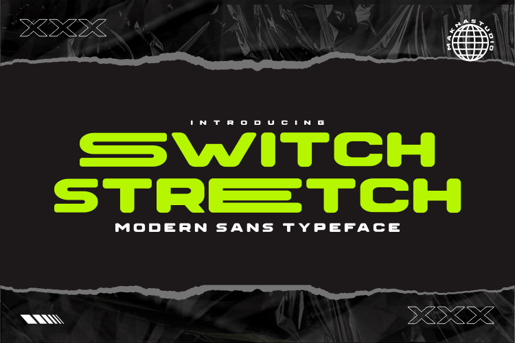 SWITCH STRECTH Font