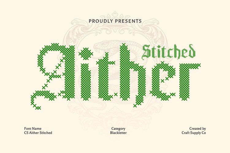 Preview of CS Aither Font
