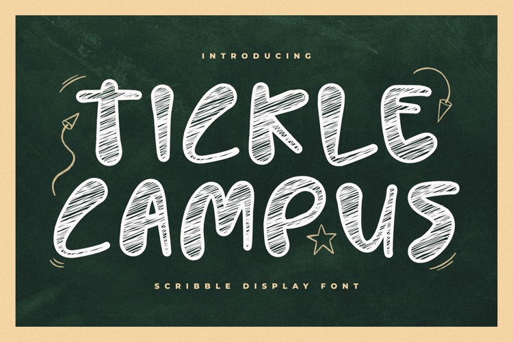 Tickle Campus Font